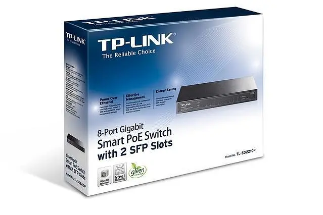 Комутатор керований, мережеве обладнання, SG2210P TP-LINK - фото 2