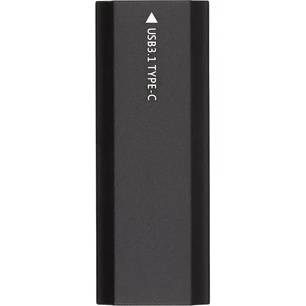 Зовнішня кишеня PowerPlant NVMe/SATA M.2 SSD to USB 3.1 Black (HC380459) [105222] - фото 3
