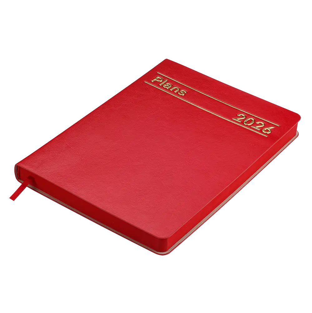 Щоденник датований Buromax Memory 2026 A5 штучна шкіра червоний (BM.21151-05) - фото 5