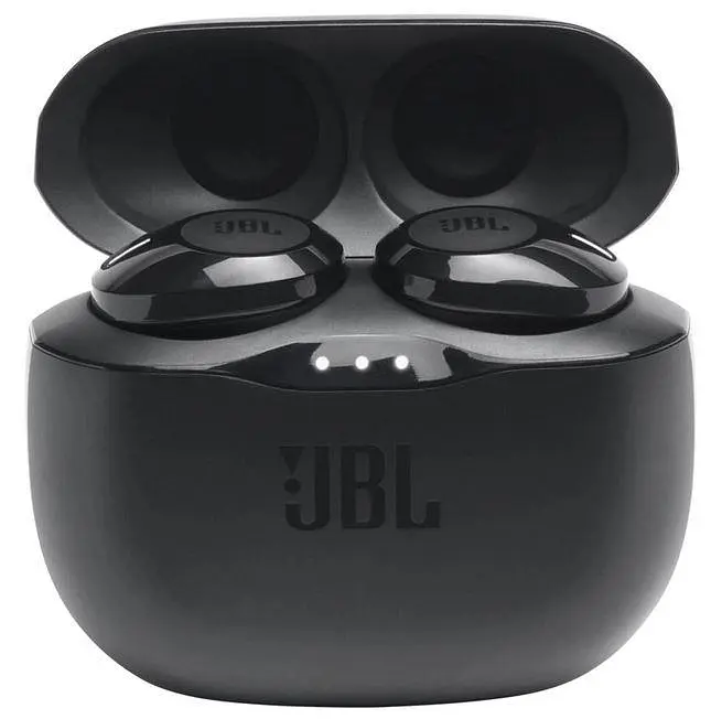 Навушники бездротові JBL TUNE 125 BT TWS стереогарнітура в кейсі (JBLT125TWSBLK) чорна - фото 2