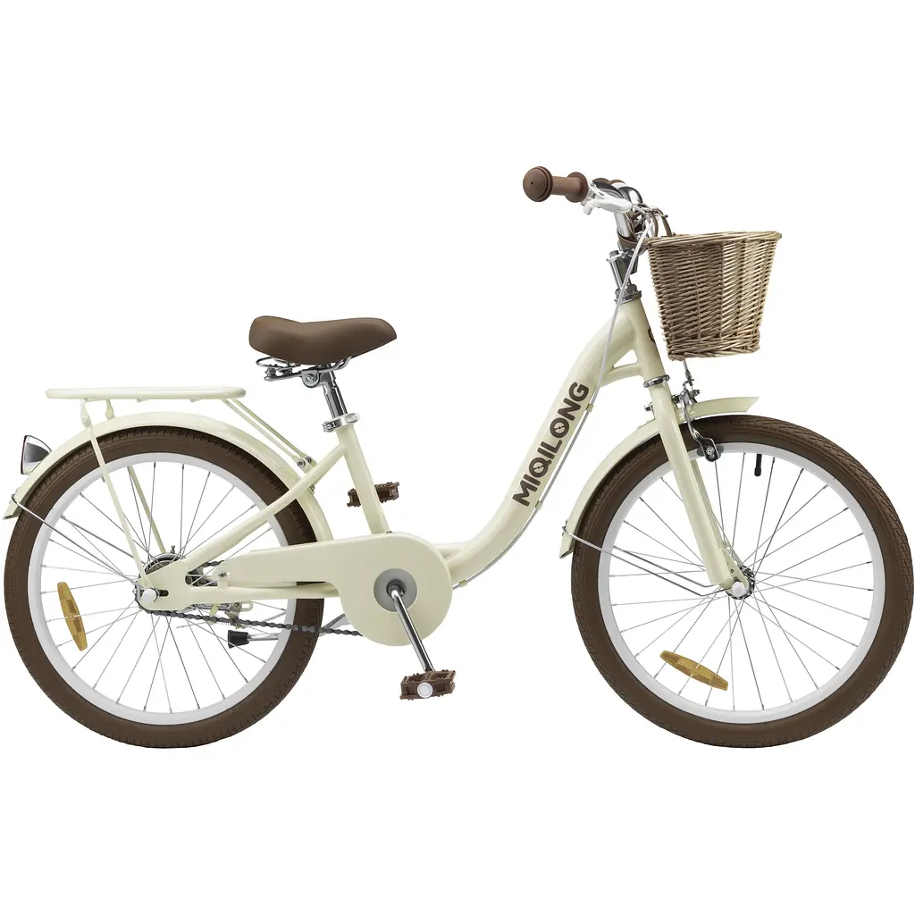 Велосипед детский Miqilong LS 20'' бежевый (RBB-LS20-BEIGE) - фото 2