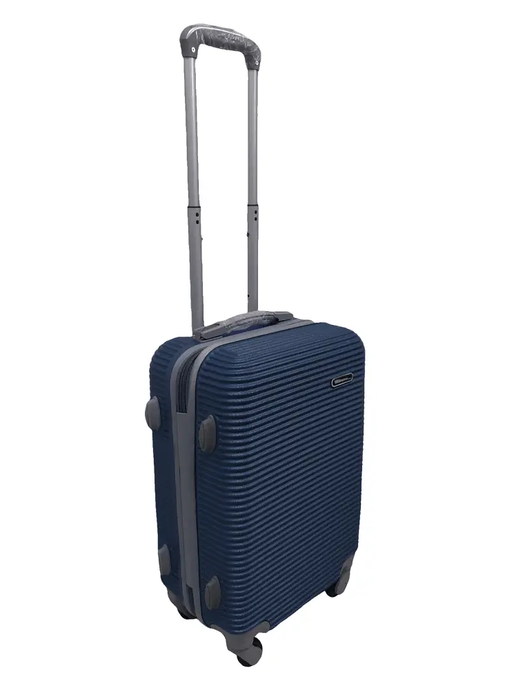 Валіза маленька S ABS-пластик Milano bag 004 56,5×39×24см 40л Темно-синій - фото 2