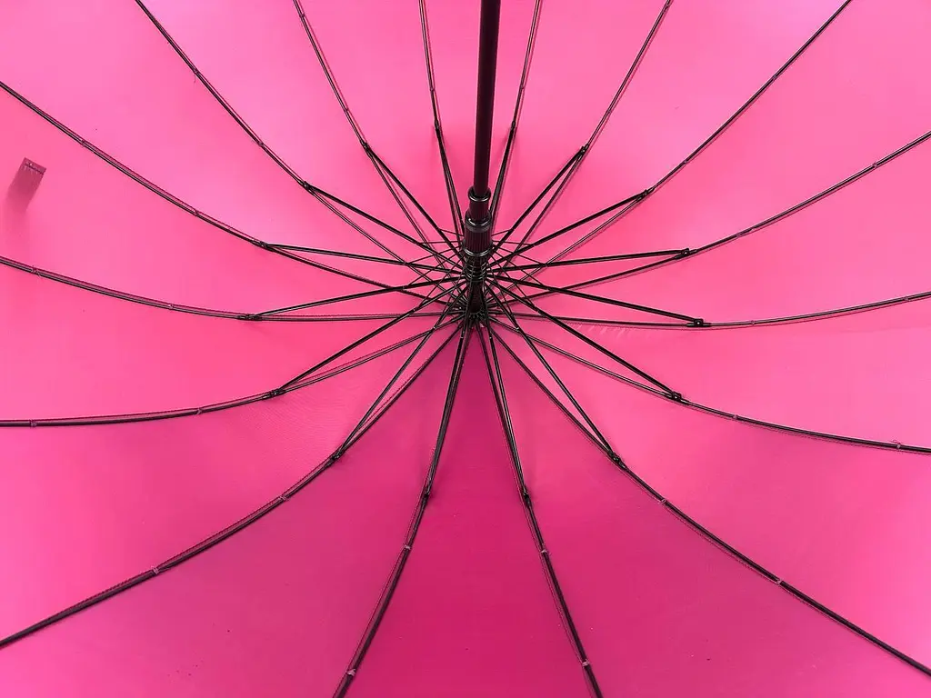 Женский зонт-трость полуавтомат Toprain 102 см розовый - фото 6