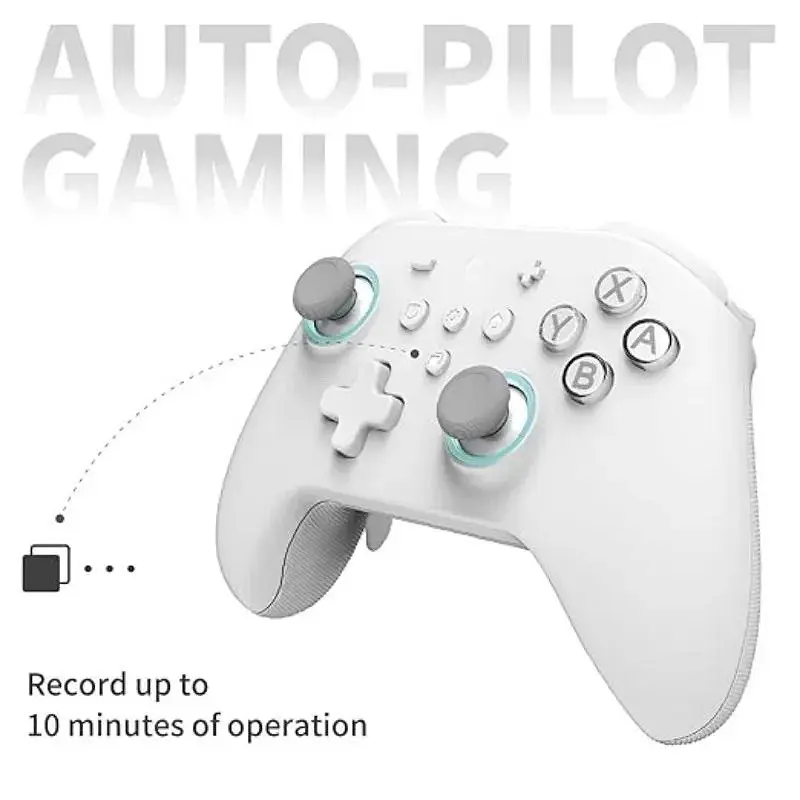 Геймпад GuliKit KK3 MAX NS39 KingKong 3 White із тригерами на ефекті Холла для Windows Nintendo Switch Android iOS - фото 2