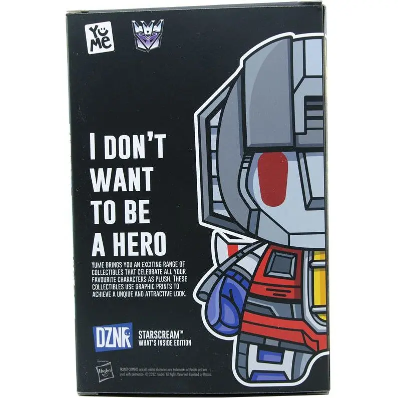Колекційна м'яка іграшка Yume DZNR Transformers Старскрім, 17,5 см (19622) - фото 7