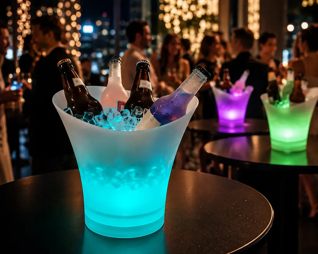 Відро для льоду, що світиться 7л/ Відро з Bluetooth і підсвічуванням / Bucket Light - фото 3