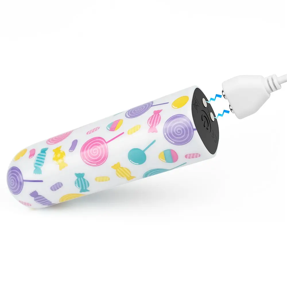 Вібратор для клітора Lovetoy Lollipop Massager 8.5 см мульти - фото 9