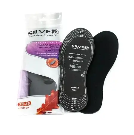 Устілки Silver Polar осінньо-зимові, з тканиною, 1 пара - фото 2