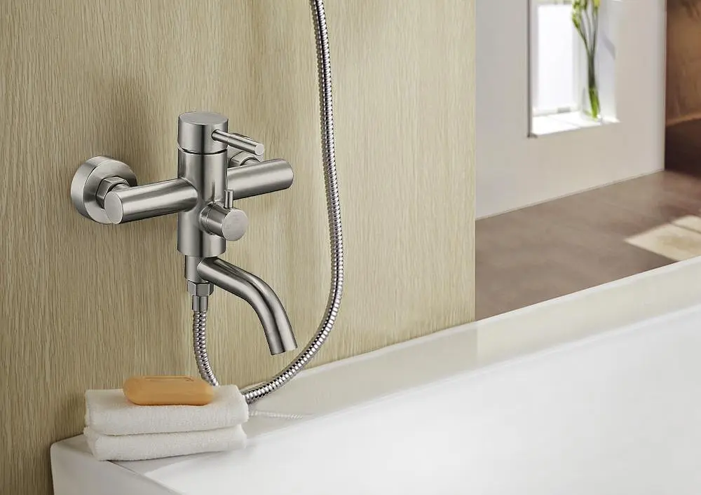 Змішувач для ванни Zegor SAP3-A097 Нержавіюча сталь 30412 - фото 3