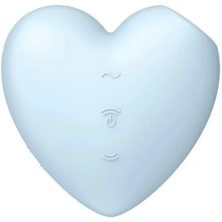 Вакуумний стимулятор Satisfyer Cutie Heart Синій ваш маленький секрет інтимного задоволення - фото 7