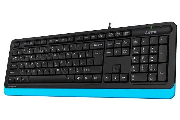 Клавиатура A4Tech Fstyler FK10 (Black/Blue) UA [43225] - фото 2