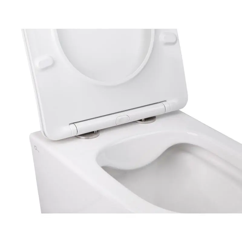 Унітаз підвісний Qtap Swan безободковий з сидінням Soft-close QT16335178W - фото 3