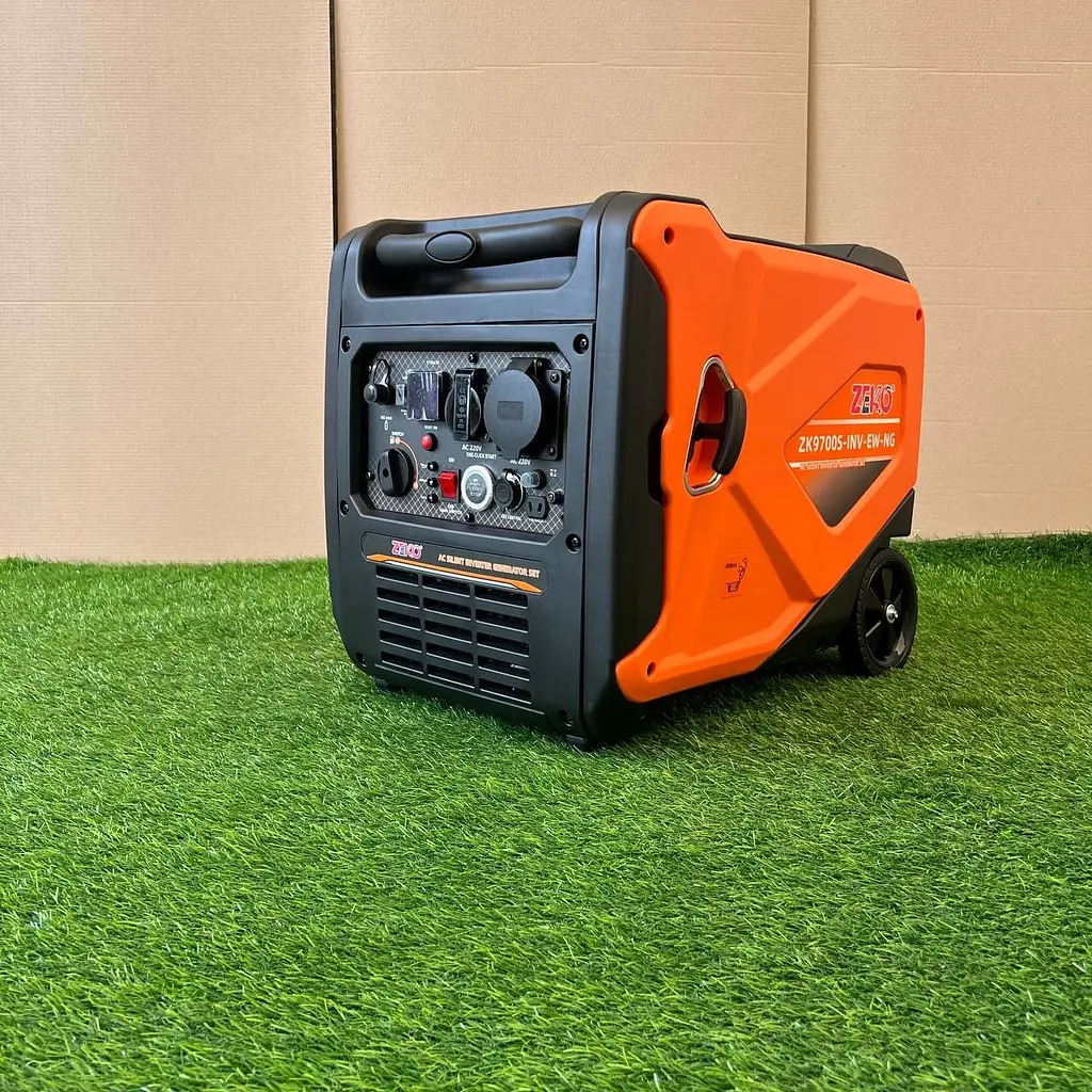 Інверторний двопаливний генератор (газ/бензин) Zeko ZK9700S-INV-ЕW-NG (6.5/7.0 кВт) з Електростартером та пультом  - фото 4