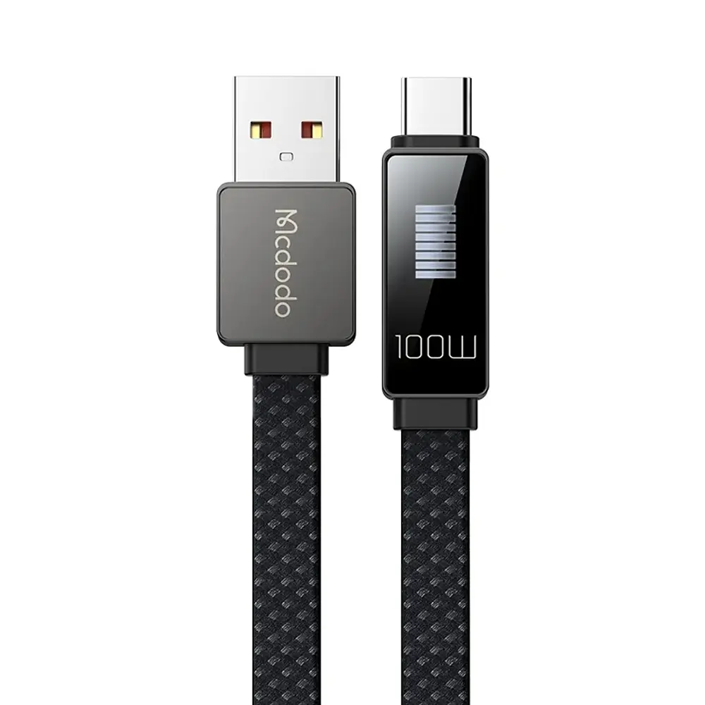 Кабель McDodo LED Display Type-C 6A Data Cable 1.2m Black