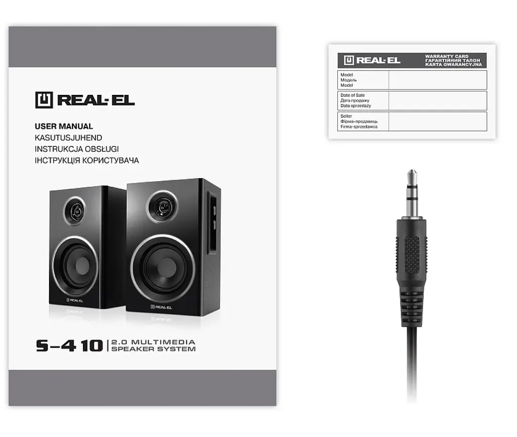 Компьютерные колонки 2.0 REAL-EL RS410 12Вт RGB Bluetooth Black - фото 11