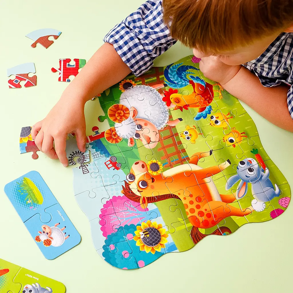 Пазли Vladi Toys 2 в 1 Ферма з міні-грою 49 елементів (RK1140-05) - фото 3