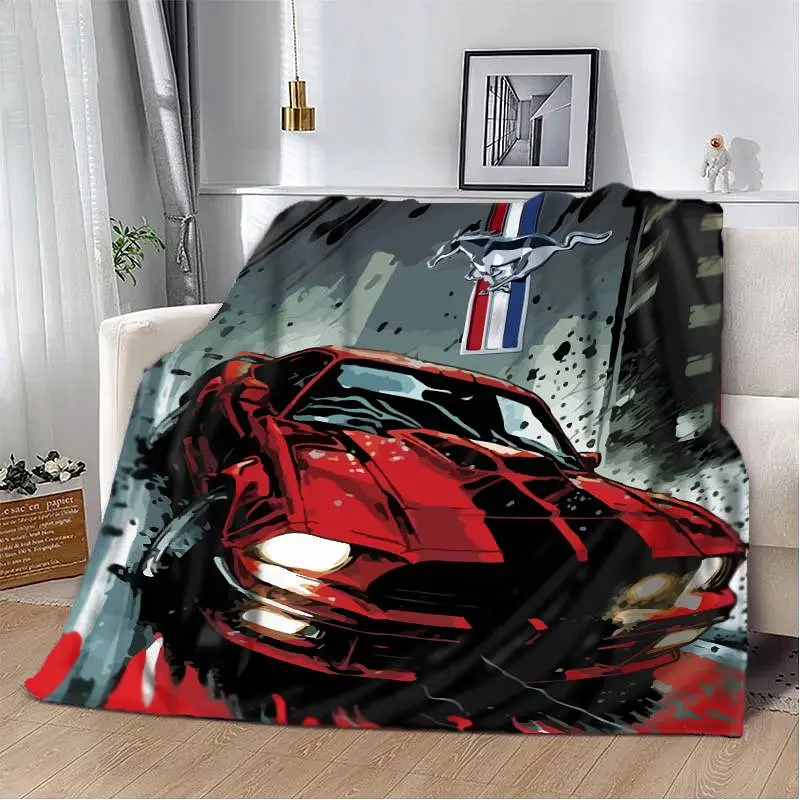 Плед 3D Ford Mustang 12430 135х160 см