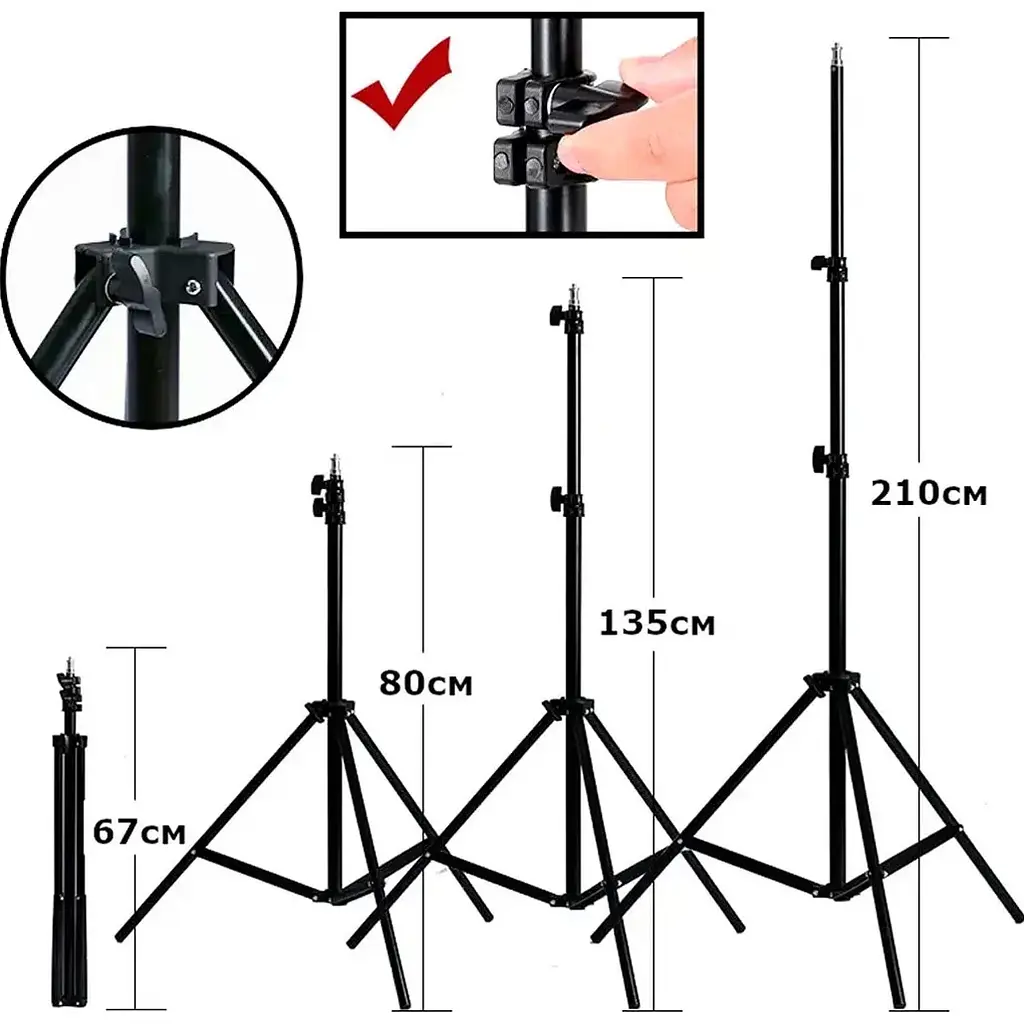 Кольцевая LED лампа AC Prof RL-18 [71752] - фото 4