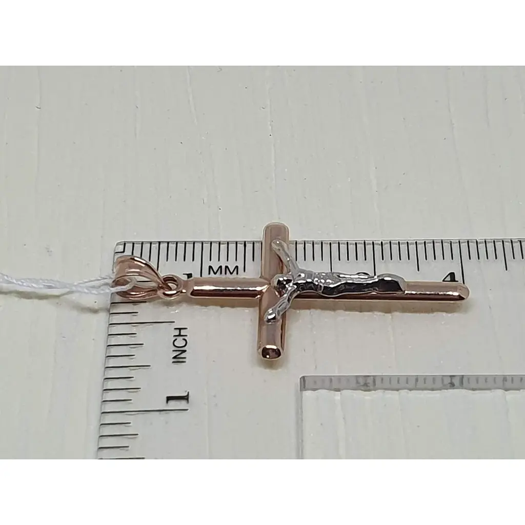 Золотий хрестик Favoritum Розп'яття Христа. 792 - фото 3