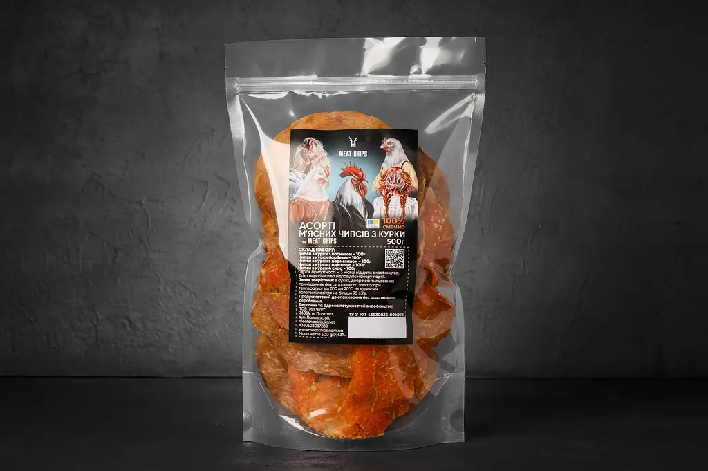 Ассорти мясных чипсов из курицы Meat Chips 500 г - фото 4