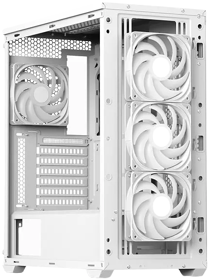 Корпус AeroCool D501A-G-WT-v2 ARGB White (ACCM-DS01043.21) - фото 4