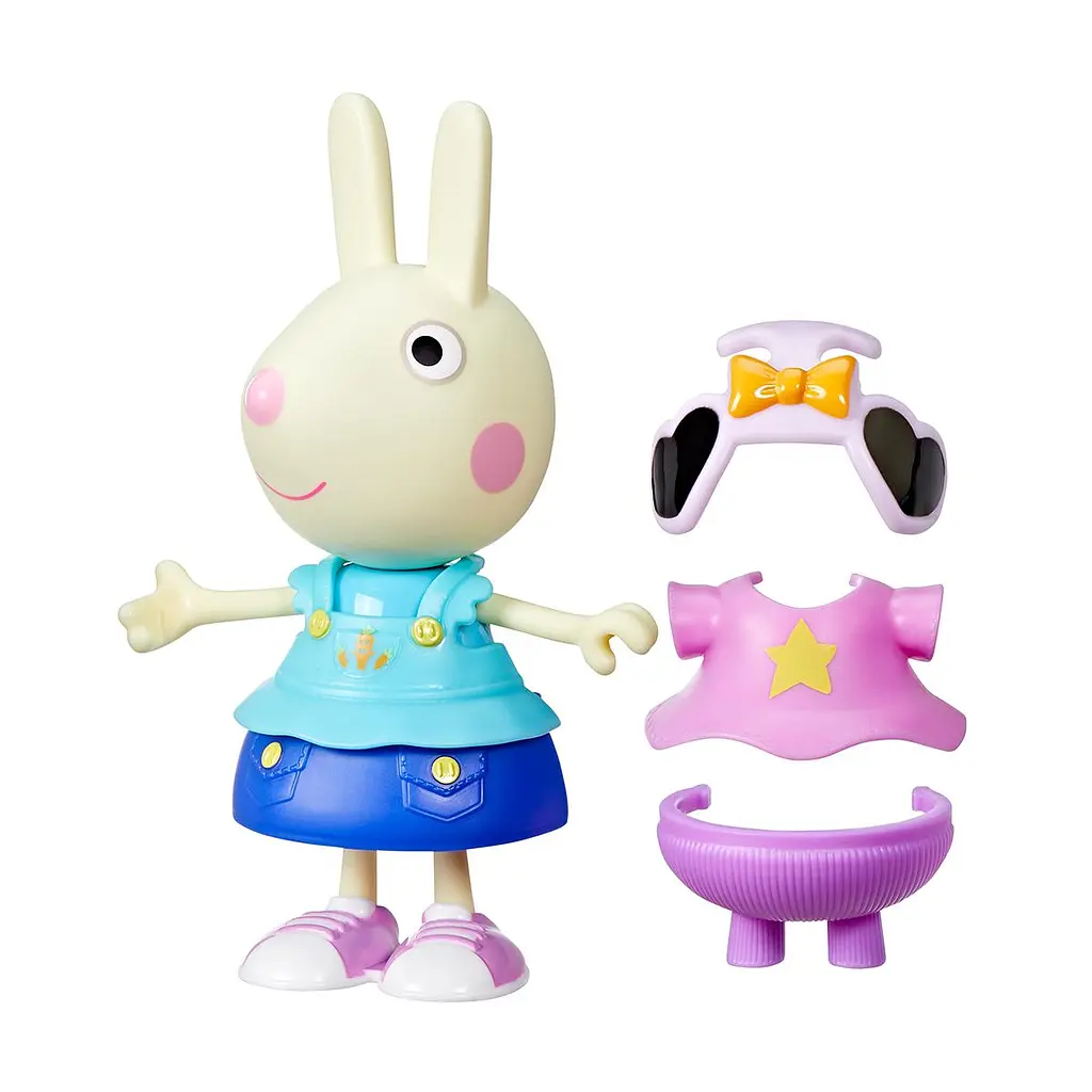 Ігровий набір PEPPA FIGURINES серії "Модна пригода" - ОДЯГНИ РЕБЕККУ Peppa Pig G0329