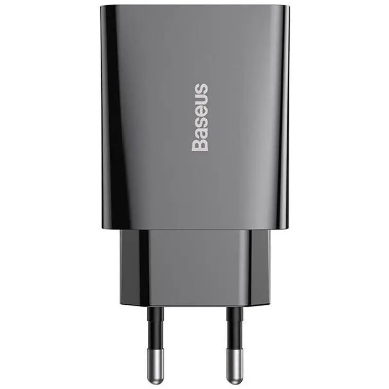 Сетевое зарядное устройство Baseus Speed Mini Quick Charger USB-C 20W EU Black - фото 6