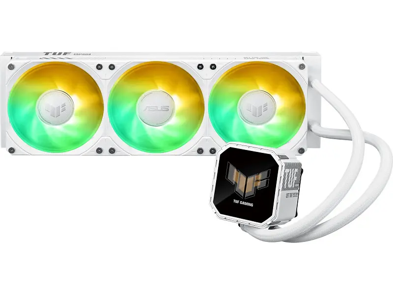 Водяне охолодження Asus TUF Gaming LC III 360 ARGB LCD White (90RC01A2-B0EAY0) - фото 7