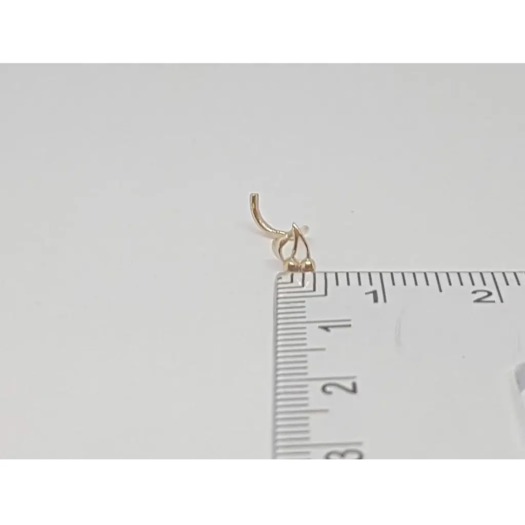 Золота сережка-пірсинг Dear в ніс Dear. 1027 - фото 4