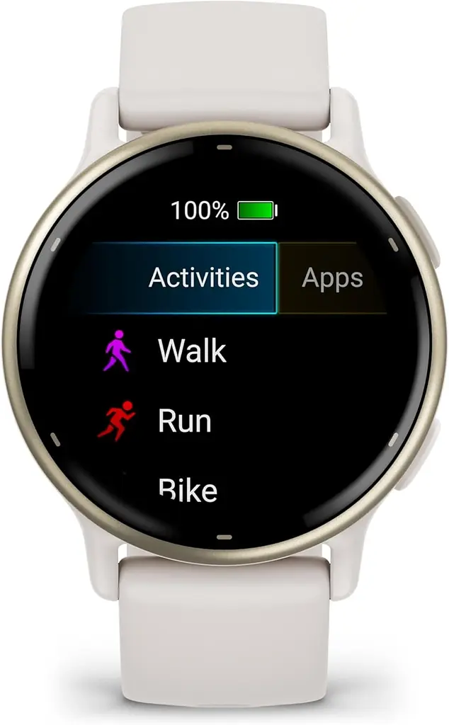 Смарт-годинник Garmin Vivoactive 5 Cream Gold Aluminum Bezel with Ivory Case and Silicone Band (010-02862-5B) - фото 6