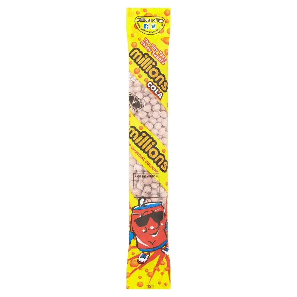 Драже Millions tubes Cola 60g