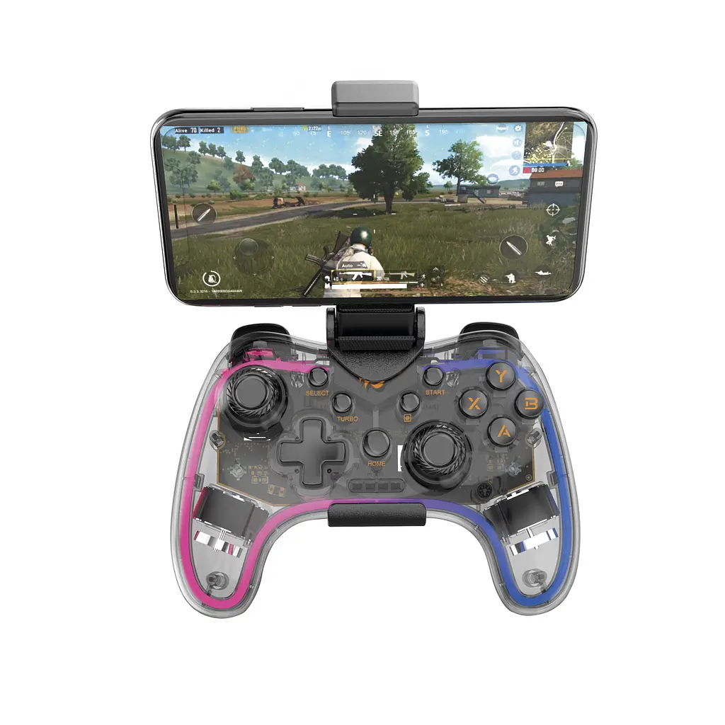 Ігровий бездротовий геймпад HAVIT HV-G180BT RGB Transparent HAVIT (28177-000) - фото 5