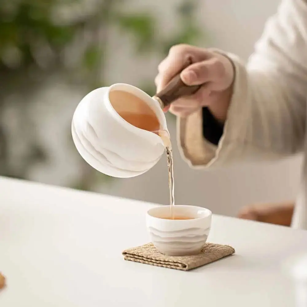 Чахай Белый Фарфор Далекие Горы 250 мл - фото 3