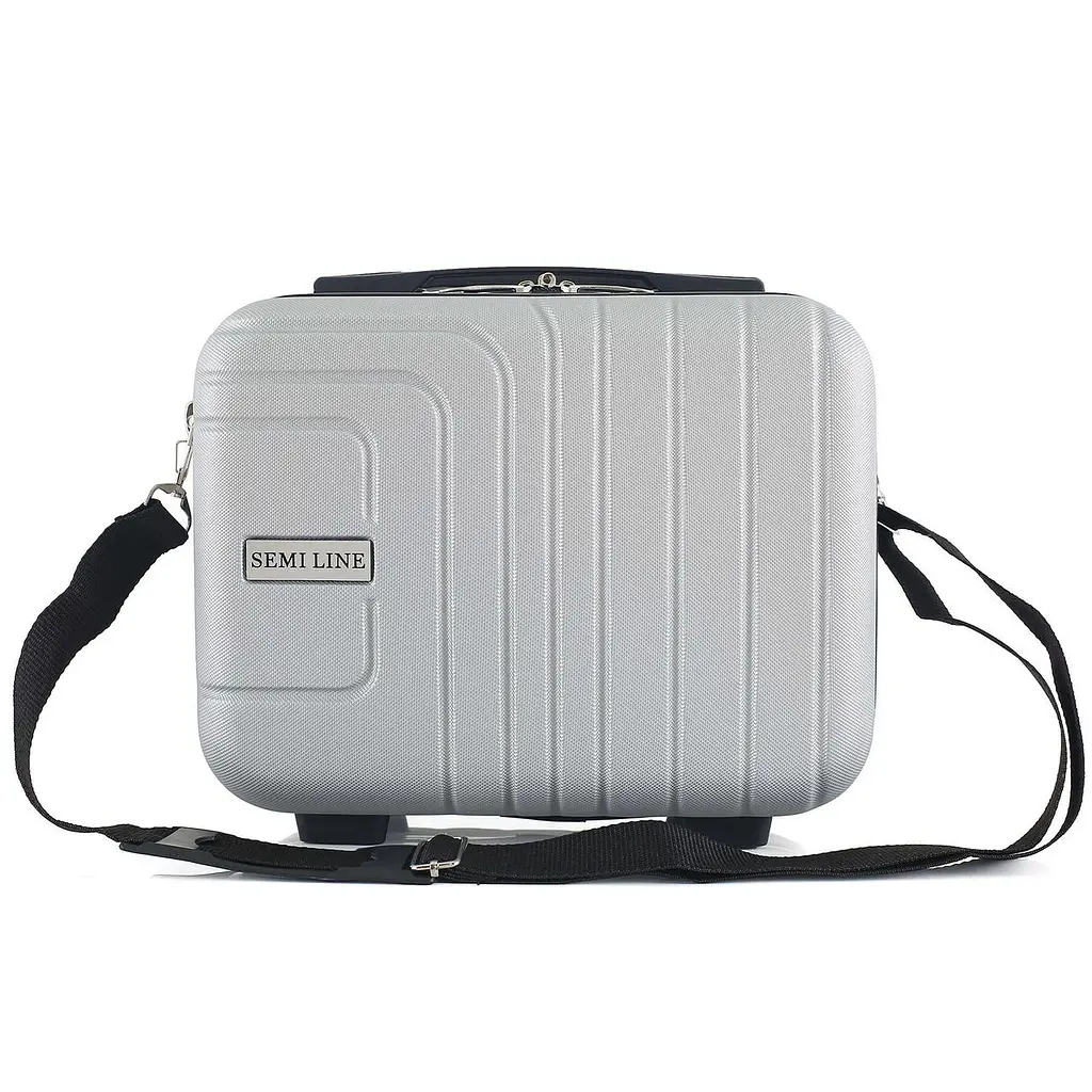 Бьюті-кейс Semi Line 18L Light Grey (T5762-1), Світло-сірий - фото 2