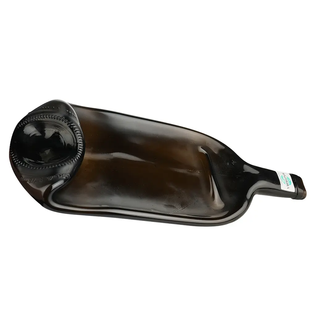 Стеклянная тарелка Mazhura Vine из сплюснутой 1.5 л винной бутылки в ассортименте (mz692665) - фото 9