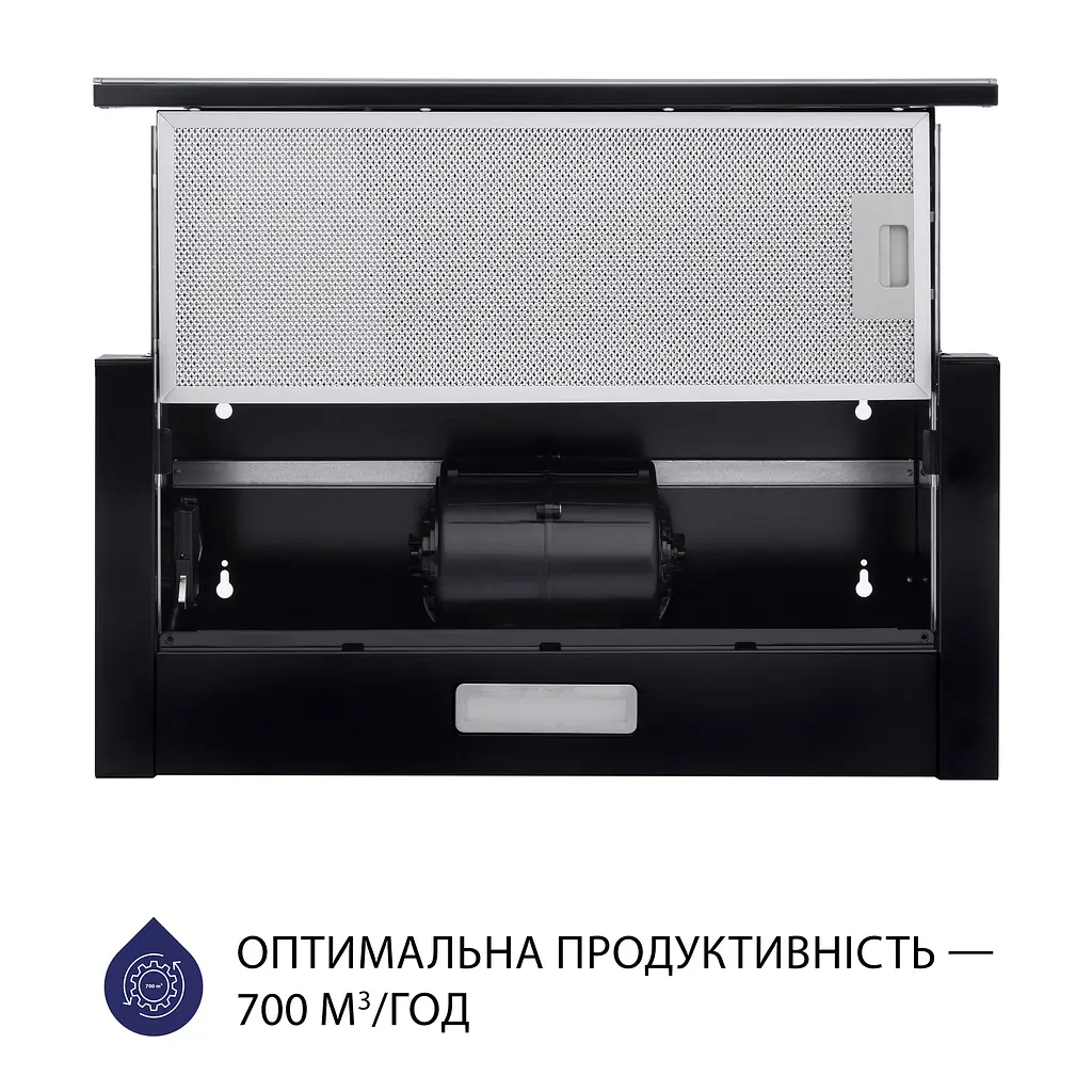Витяжка телескопічна MINOLA HTLS 6234 BL 700 LED GLASS - фото 4
