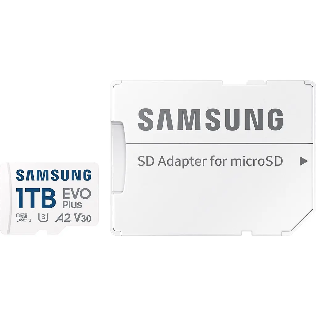 Карта пам'яті Samsung microSDXC 1TB Class 10 UHS-I U3 V30 A2 EVO Plus + SD Adapter [MB-MC1T0SA/EU] [112840] - фото 2