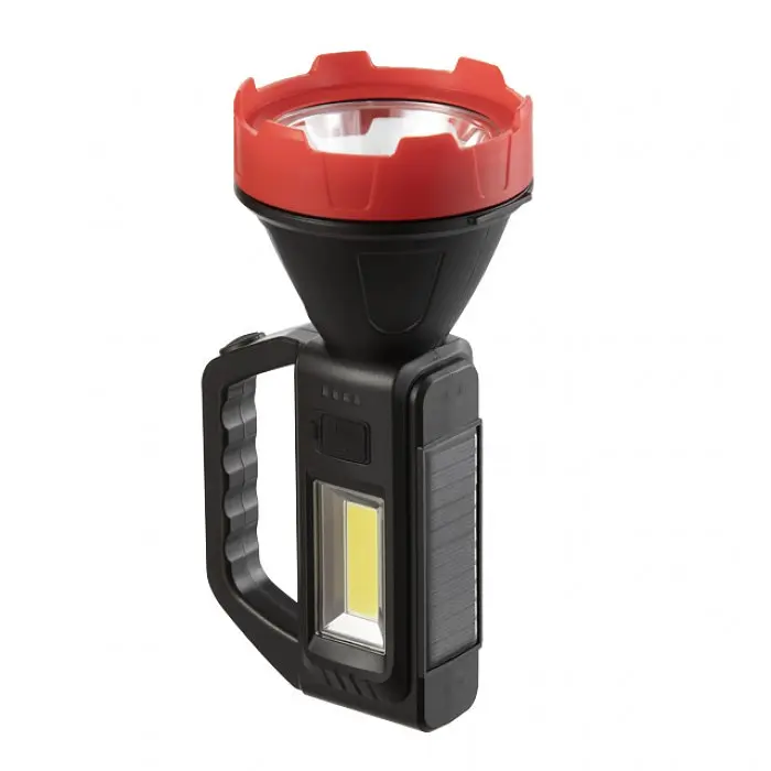Ліхтар акумуляторний Intertool LB-0107 ручний з боковим світлом сонячною панеллю та функцією power bank - фото 5