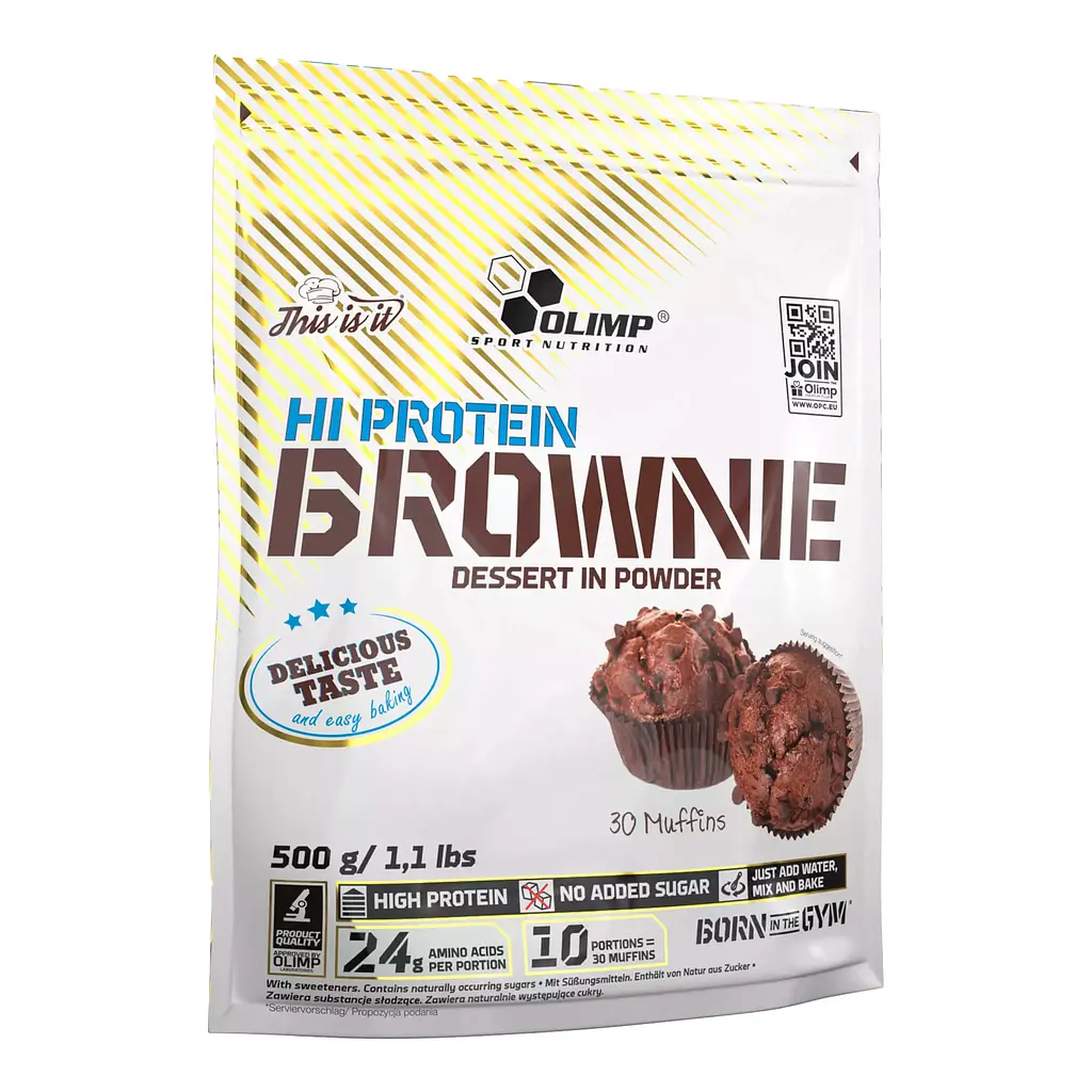 Брауні Olimp Hi Protein Brownie 500 г (Ф001426) - фото 1