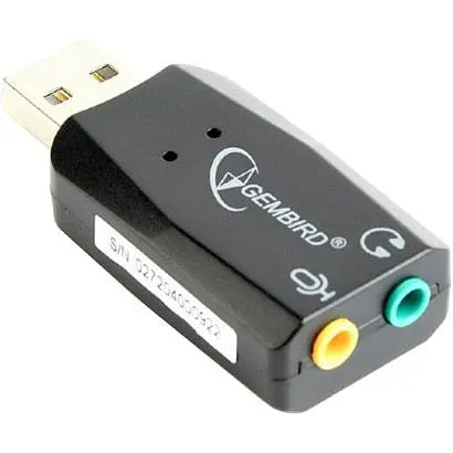 Звукова карта Gembird SC-USB2.0-01 [97523] - фото 2