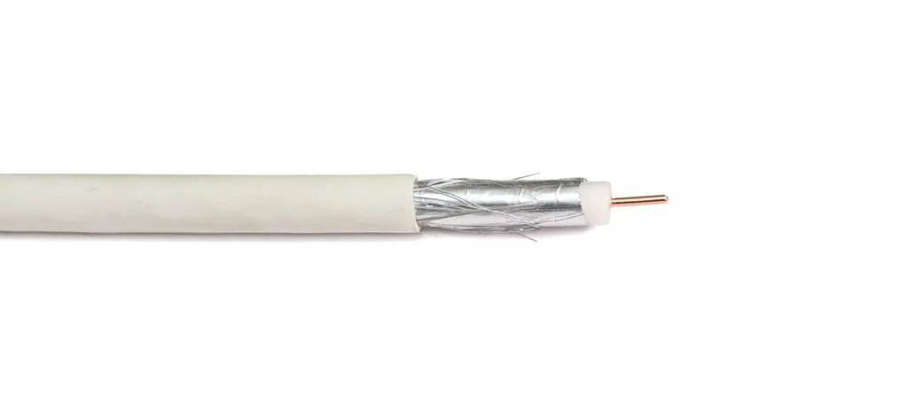 Кабель коаксіальний Dialan Econom RG6U 32W CCS (білий) 75 Ом 100 метрів бухта - фото 2