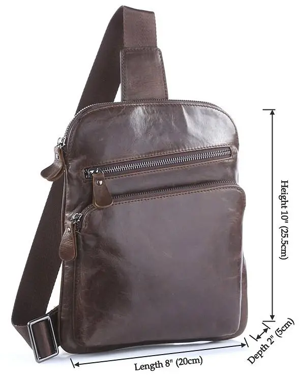 Сумка кожаная мужская Vintage 20х25,5х5 см sum0012445 - фото 3