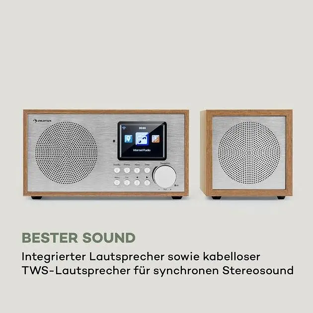 Інтернет-радіо Auna Silver Star Mini Two Internet DAB+/FM (10038348) - фото 3