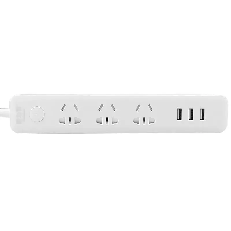 Мережевий фільтр Quan Ba Power Strip (3 х розетки 3 х USB) White 1.8 м  - фото 2