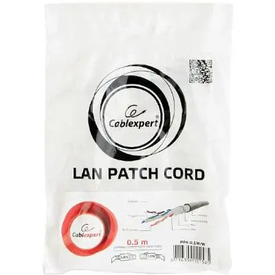 Патч-корд Cablexpert 1м FTP cat 6, white (PP6-1M/W) - фото 2