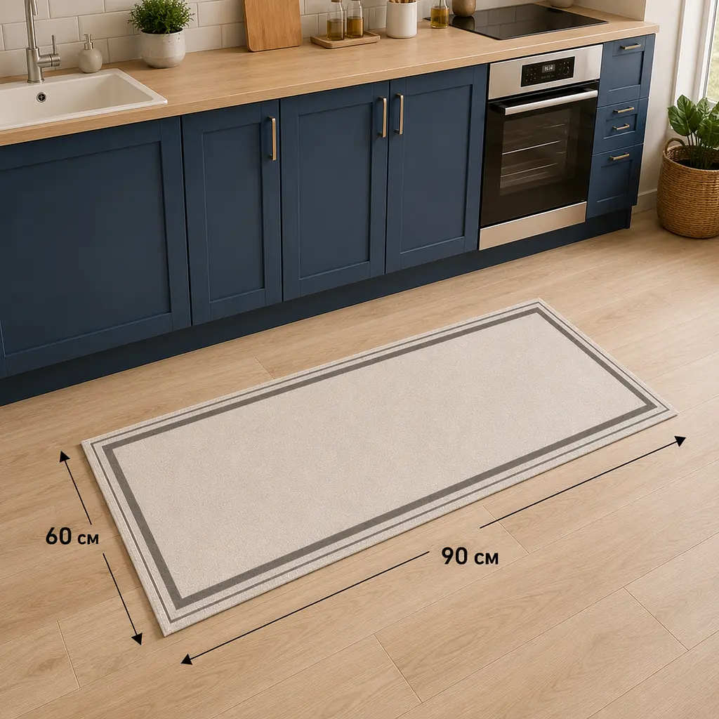 Кухонний килимок Solve антиковзкий 60 x 90 см (KT9000256) - фото 3