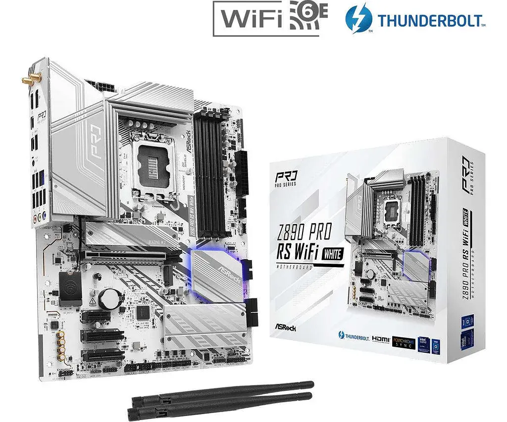 Материнська плата ASRock Z890 Pro RS WiFi White - фото 5