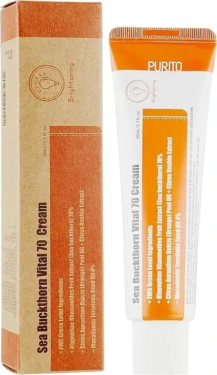 Вітамінний крем з обліпихою і мандаринами Purito Sea Buckthorn Vital 70 Cream 50 мл