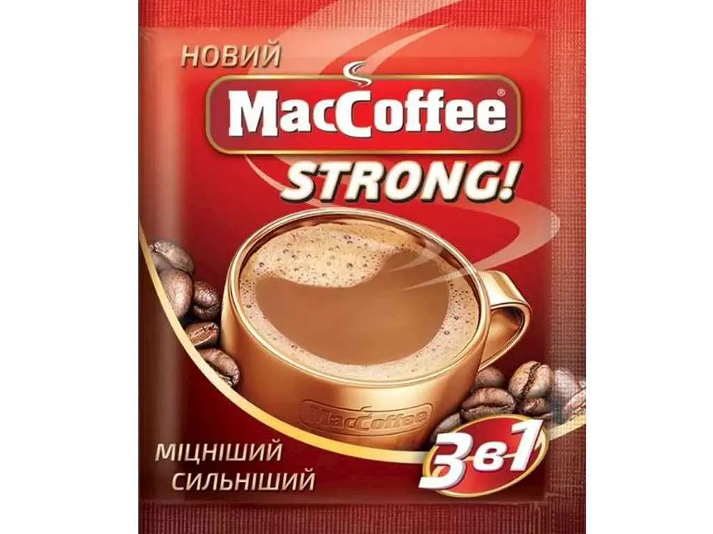 МакКофе MACCOFFEE 400г 3в1 Стронг