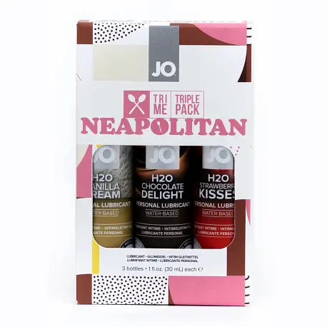 Набір оральних змазок System JO Tri-Me Triple Pack Neapolitan 3 шт - фото 2